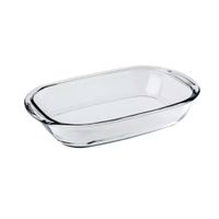 FUENTE RECTANGULAR DE VIDRIO 29.5x18x6.7cm