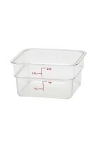 RECIPIENTE GRADUADO CUADRADO POLICARBONATO 2 LTS.