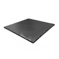 TABLA EXHIBICIÓN MELAMINA CUADRADA NEGRA 30X30X1 CM