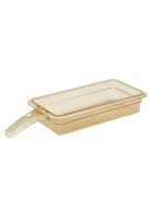 RECIPIENTE ALTA TEMPERATURA 1/3 CON ASA COLOR  AMBAR