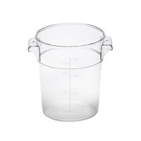 RECIPIENTE POLICARBONATO REDONDO 7.5 LITROS SIN TAPA