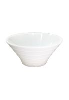 Set De 2 Bowl Redondo Melamina 20 Cm. Blanco