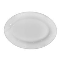 SET DE 6 PLATO OVALADO PORCELANA 30CM TOWER