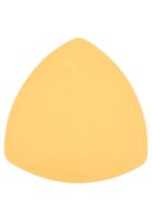 PLATO TRIANGULAR MELAMINA AMARILLO 30 cm