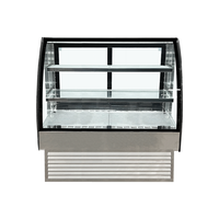 VITRINA PASTELERA CURVA LINEA MARKET 900X700X1200 NORKALT