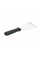 ESPATULA RASPADOR PLANCHA MANGO NEGRO 25 CM