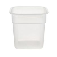 RECIPIENTE GRADUADO CUADRADO POLIPROPILENO 1 LITROS