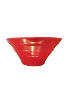 Set De 2 Bowl Redondo Melamina 20 Cm. Rojo