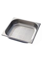 Contenedor Gastronomico Perforado Gn 2/3 X 6.5 Cm Ac Inox