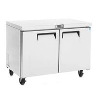 Mesón Refrigerado 2 Puertas LUC-350R 125 Cm Norkalt