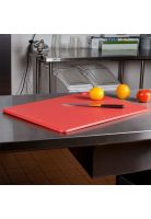 TABLA DE CORTE CON GANCHO ANTIDES. 38 x 50 cm ROJA