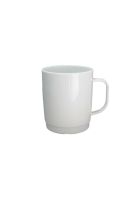 Set De 4 Mug Policarbonato Blanco 300 Ml