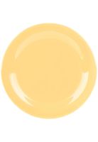 SET 3 PLATO MELAMINA AMARILLO 23 CM