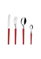 SET 24 CUBIERTOS ROJO CON RALLADOR