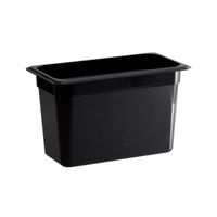 Contenedor Gn Policarbonato Negro 1/3x20 Cm