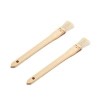 SET DE 2 BROCHAS MANGO MADERA 23CM