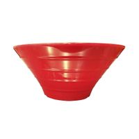 SET DE 6 BOWLS REDONDO MELAMINA ROJO 20 CM