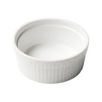 Set De 6 Pocillo Porcelana Acanalado 11 Cm