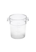 Contenedor Policarbonato Redondo 7,5 Lt Con Tapa Transparent