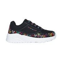 ZAPATILLAS URBANAS SKECHERS UNO LITE HEART DAZE INFANTIL | 314089L-BKMT
