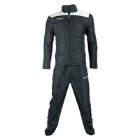 Conjunto Buzo Mitre Liverpool Negro/Blanco MI34480