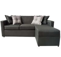 Seccional Reversible Akira Gris Oscuro