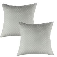 Set 2 Cojines Lona Matilde Gris 50x50 cm