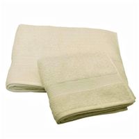 set 2 Toallas florentino 100% Algodón ivory