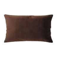 Cojin Felpa New Velvet  30X60 CHOCOLATE