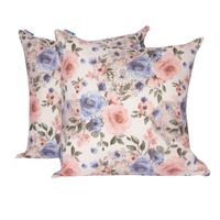 Set 2 Cojines Lona Española Fabiola 50X50 Azul