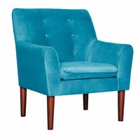 Poltrona 1C Bergen Felpa Calipso 78 x 70 x 98