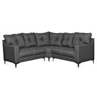 Seccional Belga esquinero Gris oscuro210x210 X 95