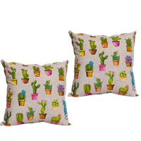 Set 2 Cojines Lona Española Agave 50x50 Grey