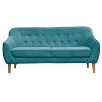 Sofa Norway Felpa Turquesa 185 x 87x90