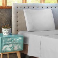 Juego de Sabanas 1 5 pl lisas Microfibra 95gsm Nautica Home Blanco