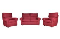 Living 2.1.1 Beron Chenille 160x90x100 cm Burdeo