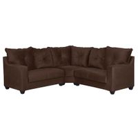 Seccional Belga esquinero felpa Chocolate 210x210