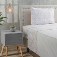 Sabanas Microfibra estampada 1. 5 plazas 3P -Nautica Home -Beige