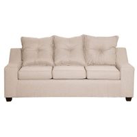 Sofa  Viena 3 cuerpos   Tela  Beige 190 x 80x90