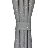 Cortina lona española Estrellita Gris