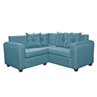 Seccional Esquinero Recife Tela Turquesa 160x160x 78