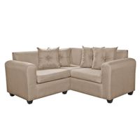 Seccional Esquinero Recife Tela Beige 160x160x78