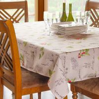 Mantel Tela  Linette Cherry 210X150 IVORY