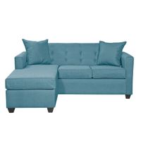 Seccional Intercambiable Gramado tela Turquesa 170x130x83