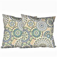 Set 2 cojines Lona Española Cargagena 50x50 VERDE