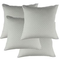 Set 4 Cojines Lona Matilde Gris 50x50 cm