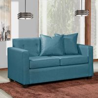 Sofa 2c Gramado tela Turquesa 130x70x83