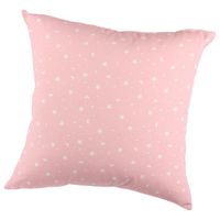 Set 2 Cojines Lona Estrellita Rosa 50x50 cm