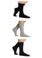 CALCETIN CORTO GRIS BAMBÚ PACK 3