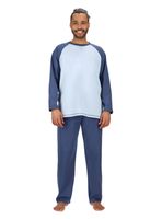 Pijama Largo Azul algodón Mota